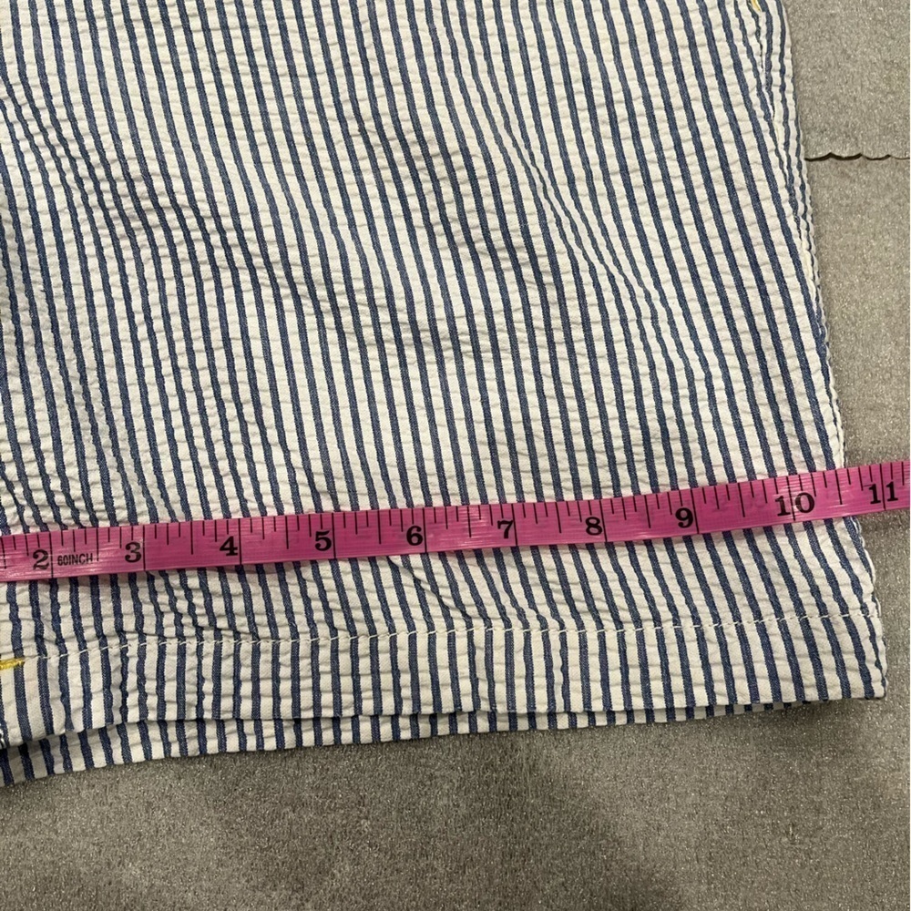 Robert Graham Hawkes Ball Seersucker Shorts 36 Classic Fit Blue Preppy Gingham - Picture 8 of 10